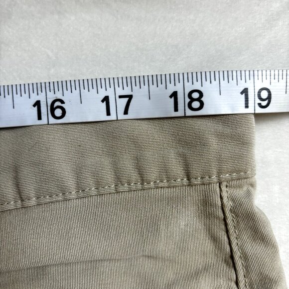 Zegna Sport‎ Men's Cotton Khaki Casual Straight Leg Relaxed Fit Pants Size 38x27 - Picture 5 of 10